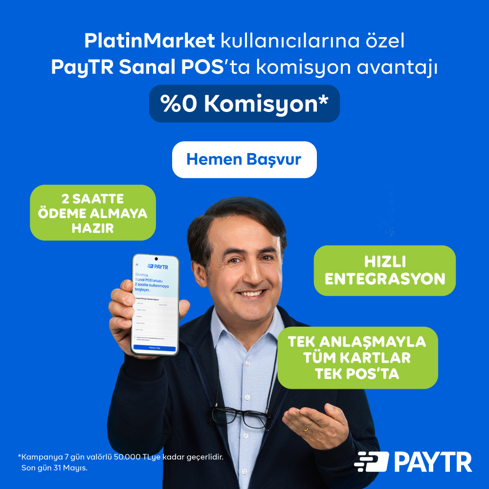 PayTR PlatinMarket İş Birliği